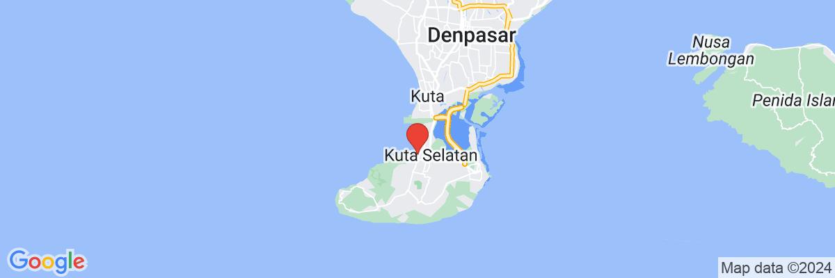 Na mape · Le Meridien Bali Jimbaran
