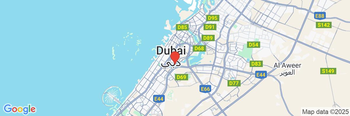 Na mape · Hotel DoubleTree by Hilton Dubai - Business Bay