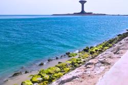 Vodná veža a pobrežie Corniche v Al Khobar. Saudská Arábia. Foto: unsplash.com