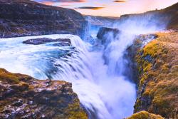 Vodopád Gulfoss, Island. Foto: unsplash.com