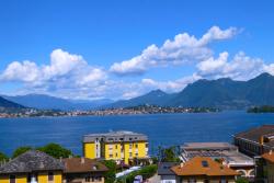 Lago Maggiore a farebné domy, Taliansko. Foto: unsplash.com