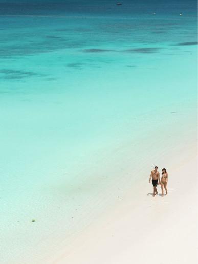 Biele pláže na Zanzibare