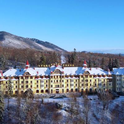 Exteriré hotela Grandhotel Praha a Vysoké Tatry.