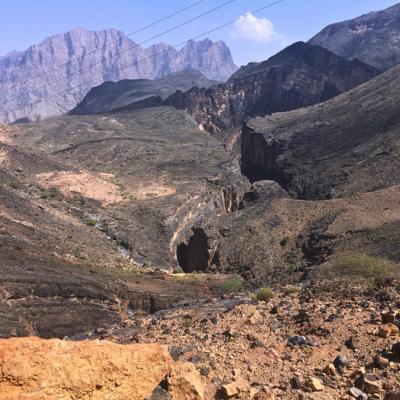 Ománske hory - Jabal Akhdar. Omán.