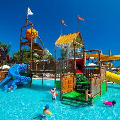 Detský aquapark v hoteli Turan. Turecko