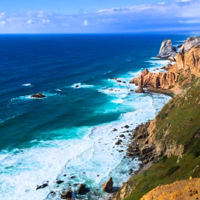 Cabo da Roca - najzápadnejší výbežok Európy. Portugalsko