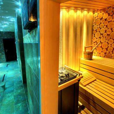 Oddychová časť wellness centra - sauna.