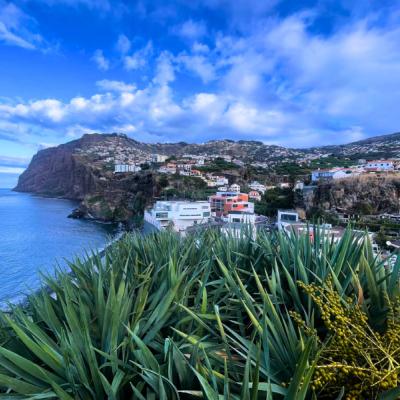 Pohľad na útes Cabo Girao. Madeira