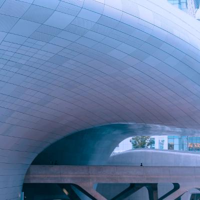 Ultramoderná stavba - Dongdaemun Design Plaza.