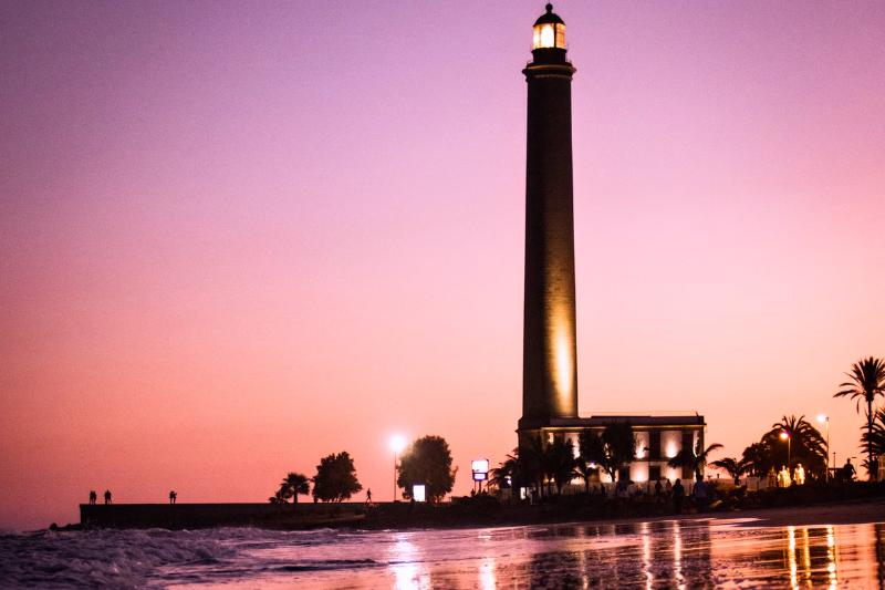 Maják v Maspalomas. Gran Canaria. Foto: unsplash.com