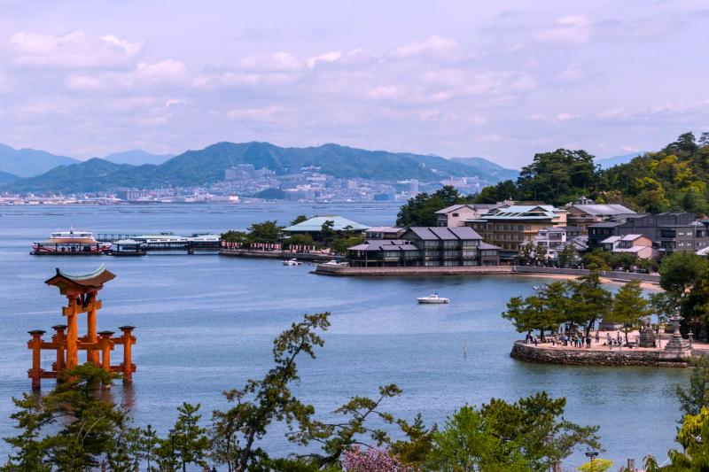 Brána Torii na ostrove Miyajima v Japonsku. Foto: unsplash.com