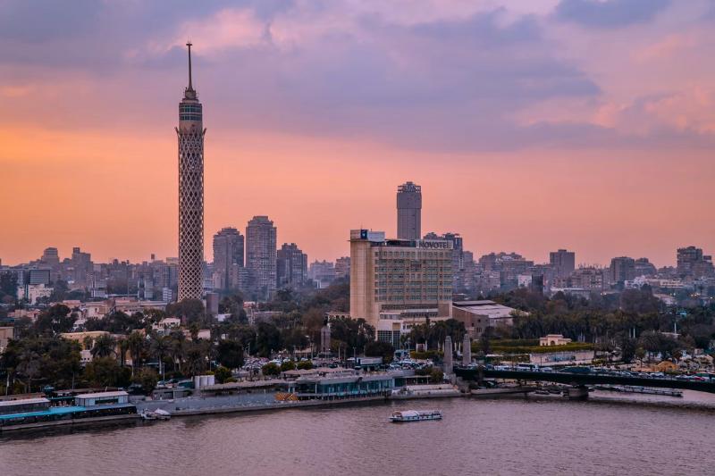 Pohľad na Káhiru a vežu. Egypt. Foto: unsplash.com