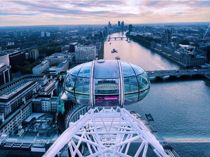 London Eye, Veľká Británia. Foto: unsplash.com