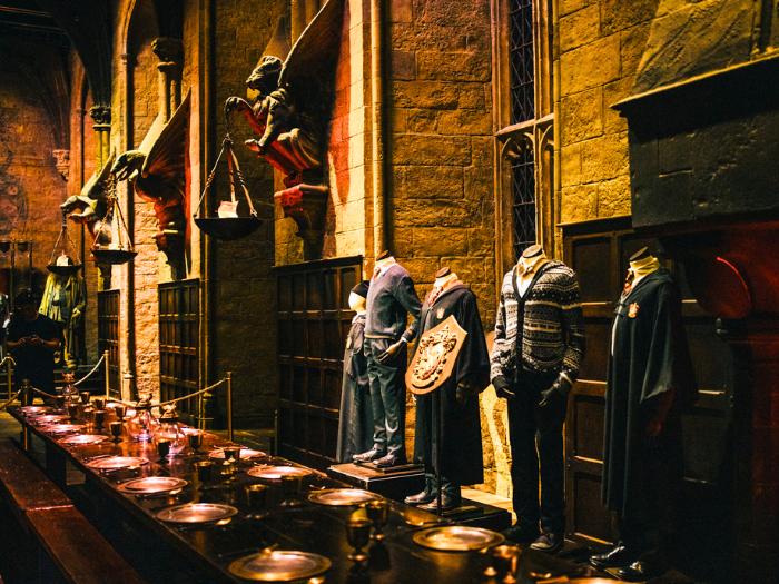 Filmový ateliér Warner Bros Studios a Harry Potter.