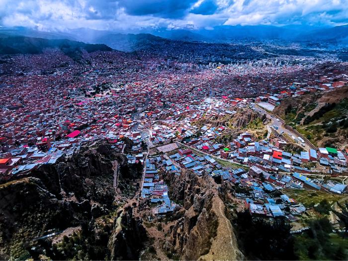 Mesto La Paz, Bolívia. Foto: unsplash.com