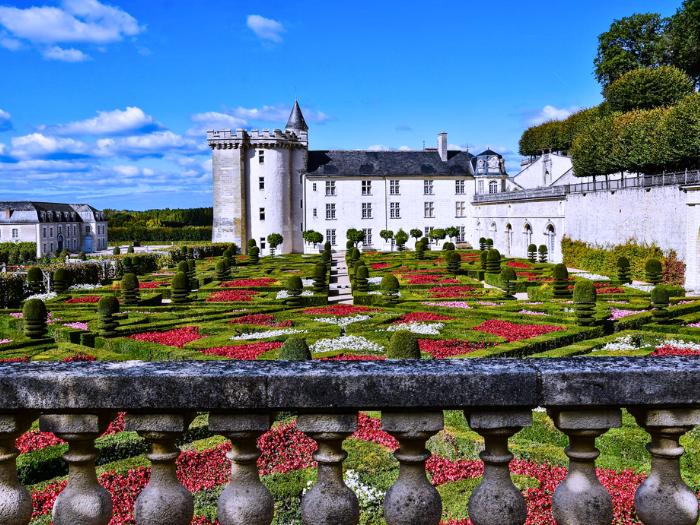 Zámok Villandry s nádhernou záhradou, Francúzsko. Foto: unsplash.com