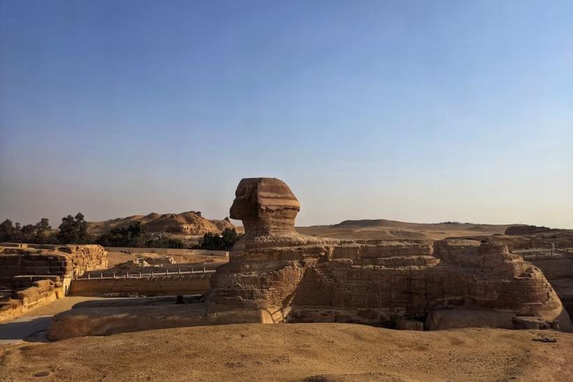 Veľká sfinga v Gíze. Egypt